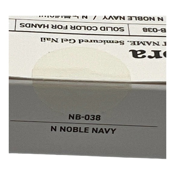 Ohora Semicured Gel Nail Sticker Noble Navy NB-038 - Picture 2 of 3